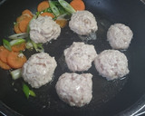 あたた生だししょうゆで鶏団子のトマト炒め作り方4写真