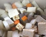 給食の味 野菜と切昆布の煮物作り方5写真