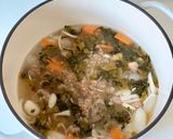 炊き込みご飯【豚高菜ごはん】作り方4写真