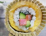 伊達巻 巻き寿司ケーキ＊お祝いに作り方16写真