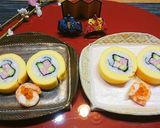 伊達巻 巻き寿司ケーキ＊お祝いに作り方23写真