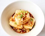 【揚げだし豆腐】をネギソースで作り方6写真