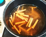 にんじんとほうれん草の卵スープ作り方3写真
