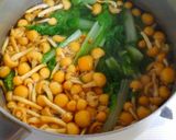 簡単 なめこと山東菜のお味噌汁❃朝食にも作り方3写真