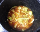 春キャベツと大豆のケチャップ煮作り方4写真