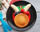 スマイルベイカーで　うさぎパンケーキ作り方4写真