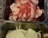 豚肉と舞茸と玉ねぎの炒め煮作り方1写真