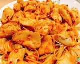ご飯がすすむ！とり肉のネギラー和え作り方3写真