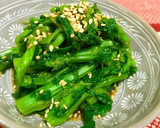 簡単 菜の花のわさび和え作り方4写真