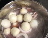 *冷凍里芋とイカで*作り方2写真
