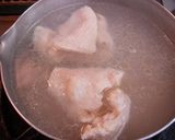 鶏皮のゴマポンみぞれ和え作り方1写真