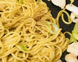 鶏肉と白菜のソース蒸し焼きそば作り方4写真