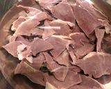 ★簡単★豚ハツと豆のトマト煮込み作り方1写真