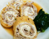 安くて早くて簡単！豚こまの油揚げロール煮作り方6写真