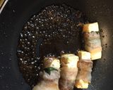 レンコンと豆腐の豚バラ巻き★甘酢あん作り方5写真