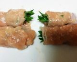 レンジで簡単♪トリササミの梅しそ巻き作り方5写真