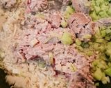 ブロッコリーの茎のそぼろあんかけ作り方2写真