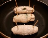 ［鶏ささみ 梅 大葉 巻き焼き＊お弁当］作り方4写真