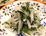 春菊と大根の胡麻和え作り方3写真