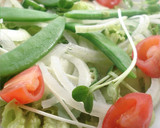 ＊タコの唐揚げと彩り野菜のごまサラダ＊作り方2写真