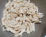 作りおき☆鶏胸肉と白髪ネギの中華風サラダ作り方6写真