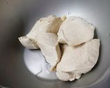 作りおき☆鶏胸肉と白髪ネギの中華風サラダ作り方3写真