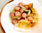 簡単お弁当♪カップで南瓜のマヨチーズ焼き作り方2写真