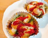 簡単お弁当♪カップで南瓜のマヨチーズ焼き作り方4写真