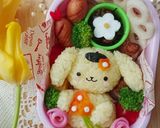 キャラ弁☆花束持ったポムポムプリンちゃん作り方4写真