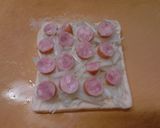 簡単朝食昼食　新玉ねぎウインナートースト作り方3写真