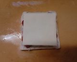 簡単朝食昼食　新玉ねぎウインナートースト作り方4写真