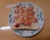 簡単朝食昼食　新玉ねぎウインナートースト作り方5写真