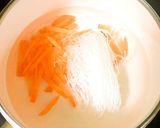 牛コマと春雨と小松菜炒め作り方1写真