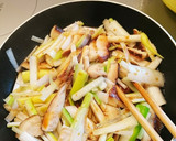 簡単☆長ネギとしいたけの炒め物作り方5写真