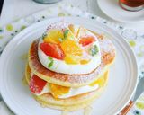 ハニーシトラスパンケーキヨーグルクリーム作り方9写真