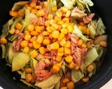 キムチ風味炊き込みご飯作り方3写真