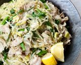 にんにくと胡椒効かせて【ネギ塩焼きそば】作り方7写真
