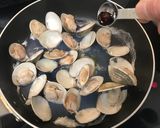 はまぐりと平貝ヒモの酒蒸しバター醤油味作り方5写真