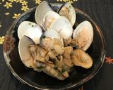 はまぐりと平貝ヒモの酒蒸しバター醤油味作り方10写真