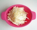 えのきとかにかまのわさび和え作り方1写真