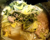 超簡単！白菜と豆苗のツナ蒸し煮♪作り方4写真