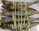 ししゃも焼マヨ&ラー油&七味でヒ~ヒ~☝作り方2写真