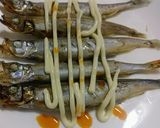 ししゃも焼マヨ&ラー油&七味でヒ~ヒ~☝作り方3写真
