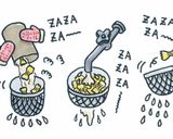 簡単★華やかファルファーレのパスタサラダ作り方2写真