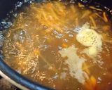旨辛！【ぎょうざの担々麺風ピリ辛スープ】作り方3写真
