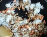 簡単！しゃけチャーハン!!作り方3写真