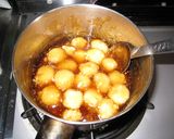 ｵｽｽﾒ★お豆腐白玉★みたらし風作り方4写真