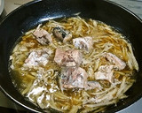 さば水煮缶とごぼうの柳川風✿卵とじ作り方3写真