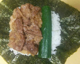 細切れ牛で作る関西すき焼風味付おにぎらず作り方5写真