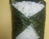 細切れ牛で作る関西すき焼風味付おにぎらず作り方7写真